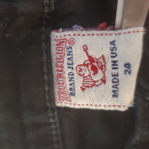 Wms TRUE RELIGION jeans (sz 24) - Picture 8 of 9